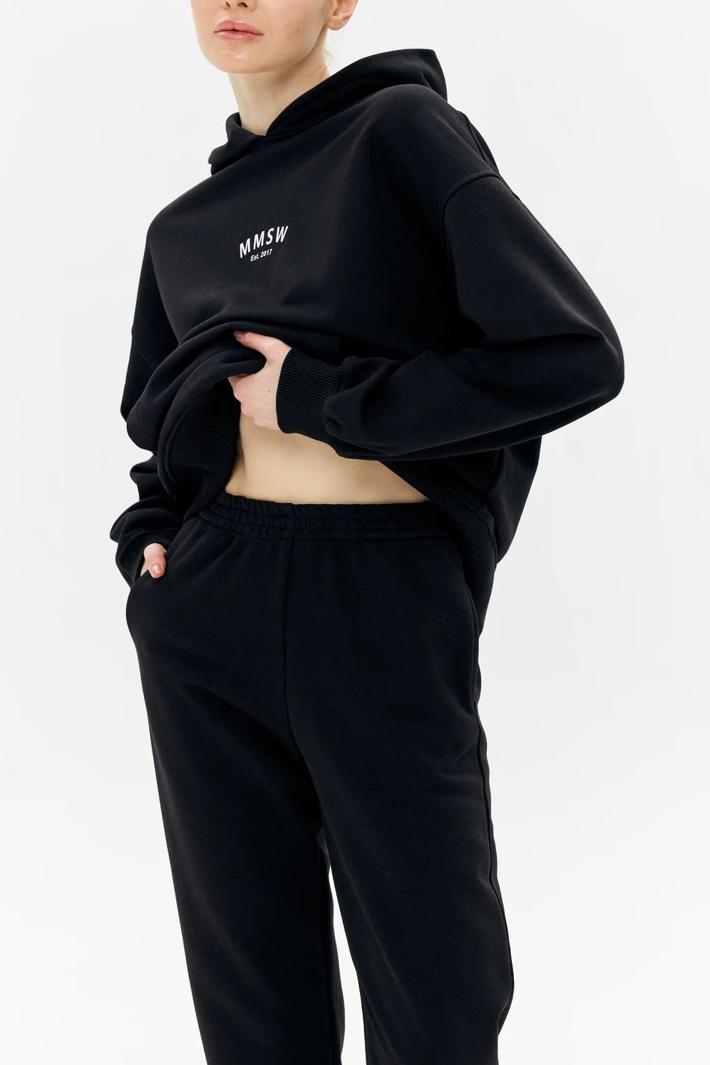 WOMEN’S JOGGER SWEATPANTS BLACK | MMSW