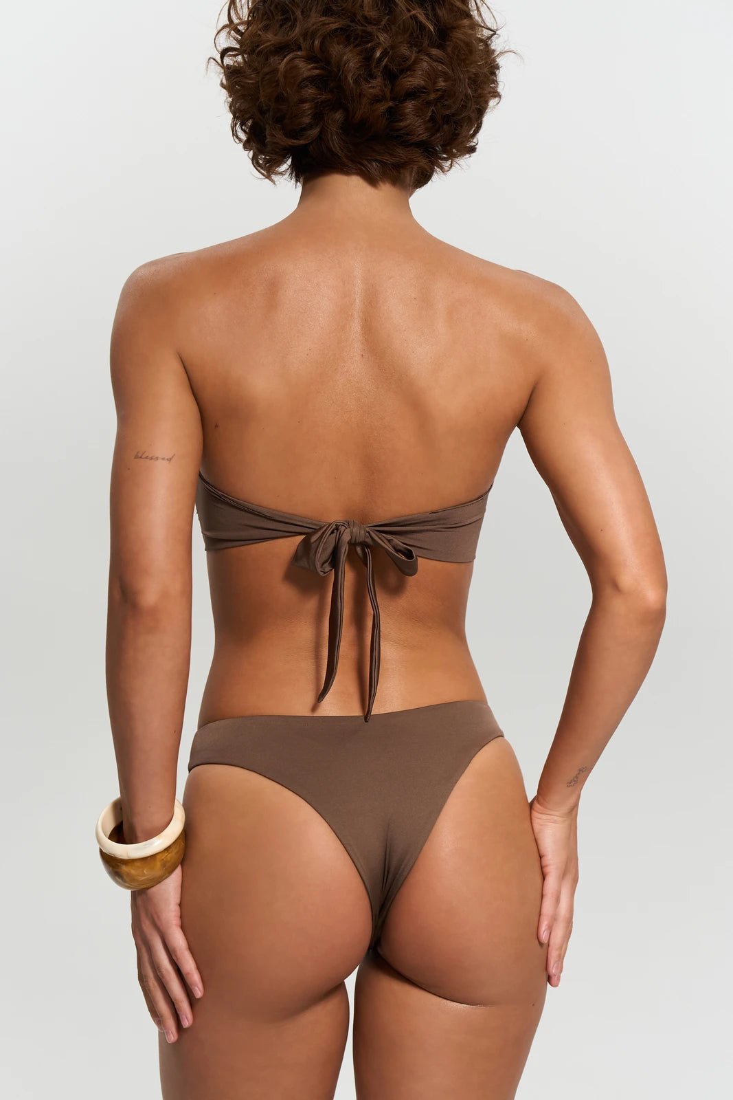BANDEAU BIKINI TOP CHOCOLATE | MMSW