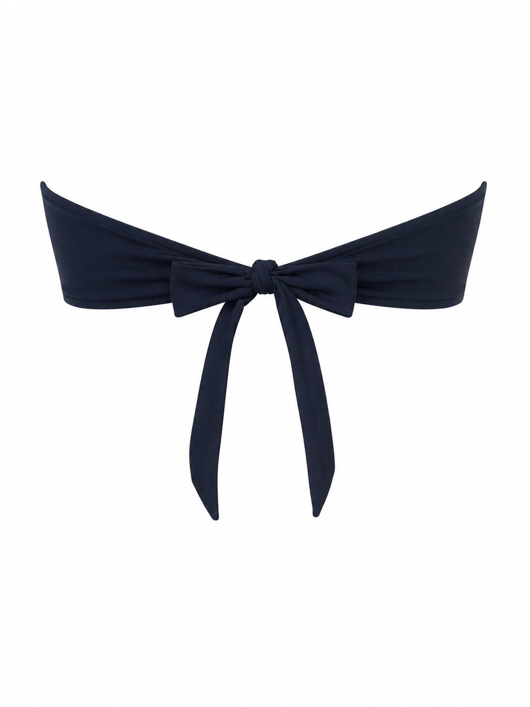 BANDEAU BIKINI TOP MATTE BLACK | MMSW