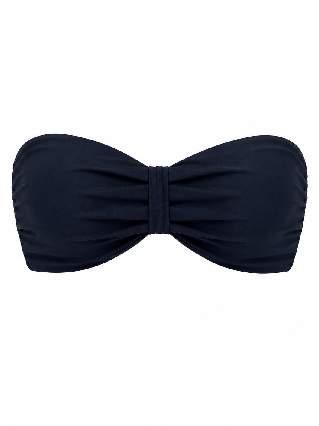BANDEAU BIKINI TOP MATTE BLACK | MMSW