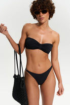 BRAZILILAN BIKINI BOTTOMS MATTE BLACK | MMSW