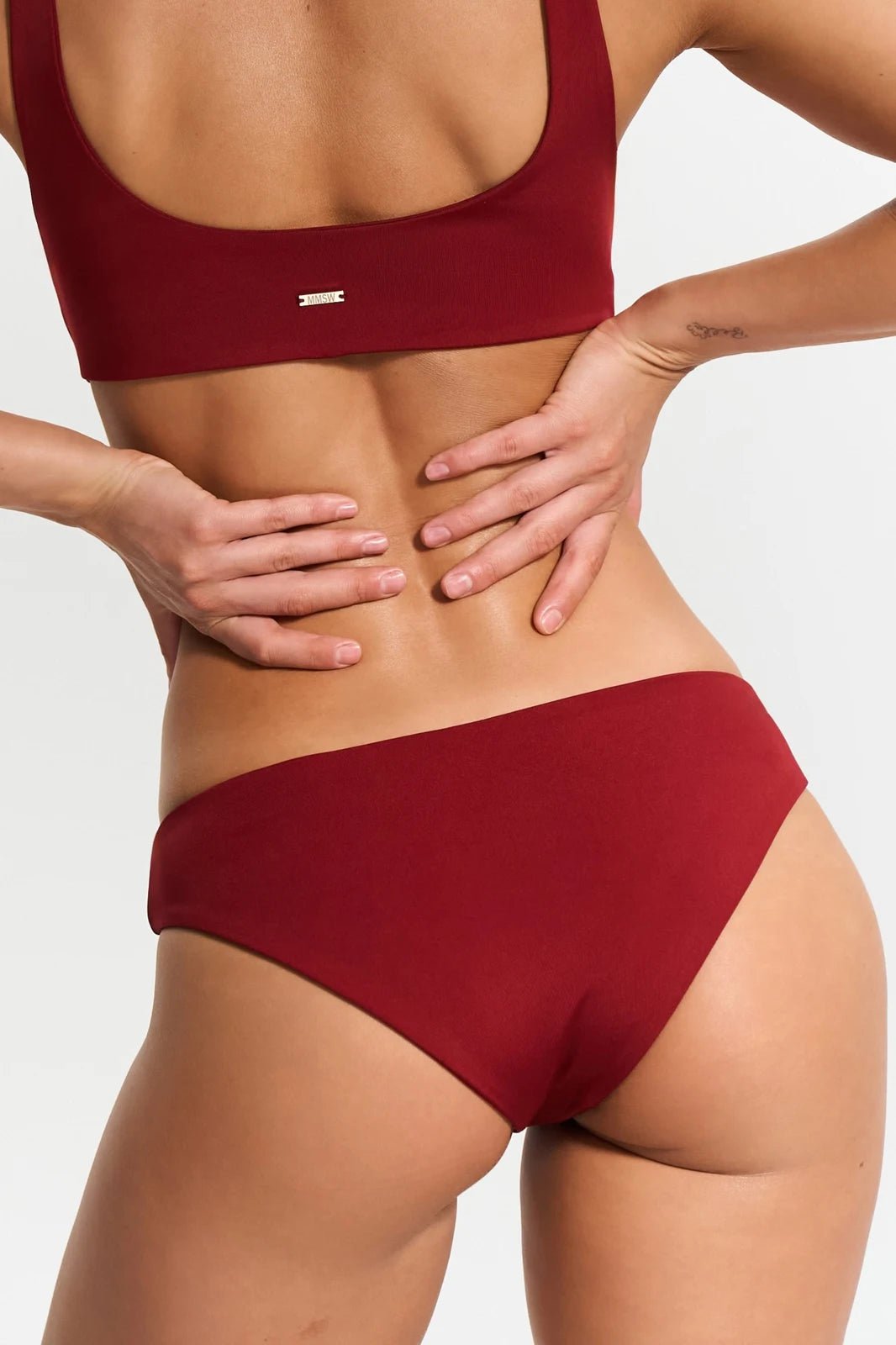 CHEEKY BIKINI BOTTOMS BURGUNDY | MMSW