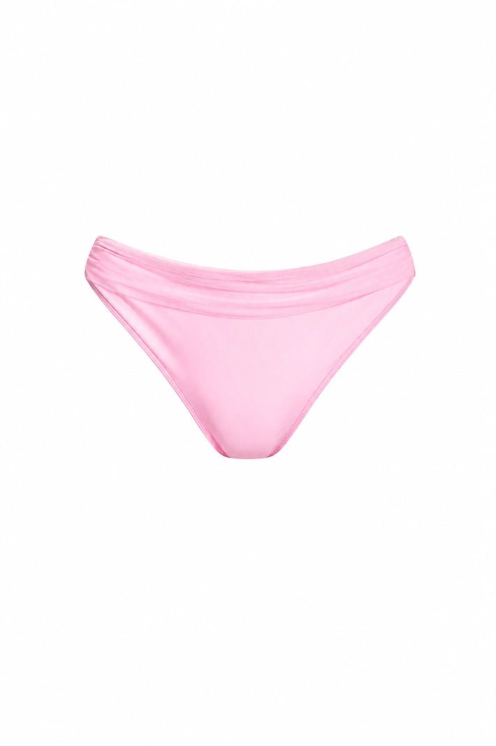 CHEEKY BIKINI BOTTOMS DRAPED PINK | MMSW