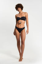 CHEEKY BIKINI BOTTOMS MATTE BLACK | MMSW