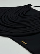 HALTER BIKINI TOP BLACK | MMSW