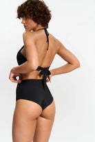 HALTER BIKINI TOP BLACK | MMSW