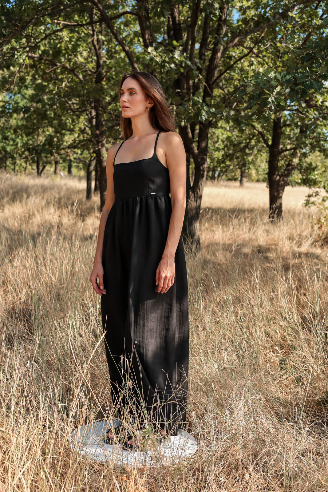 Open back Sundress SS Black | MMSW