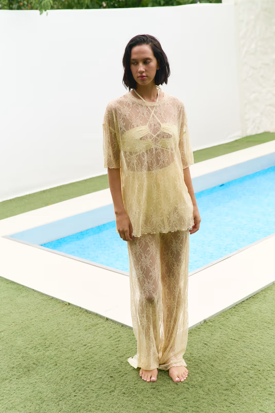 Pants Limoncello Lace S25 Butter Yellow | MMSW
