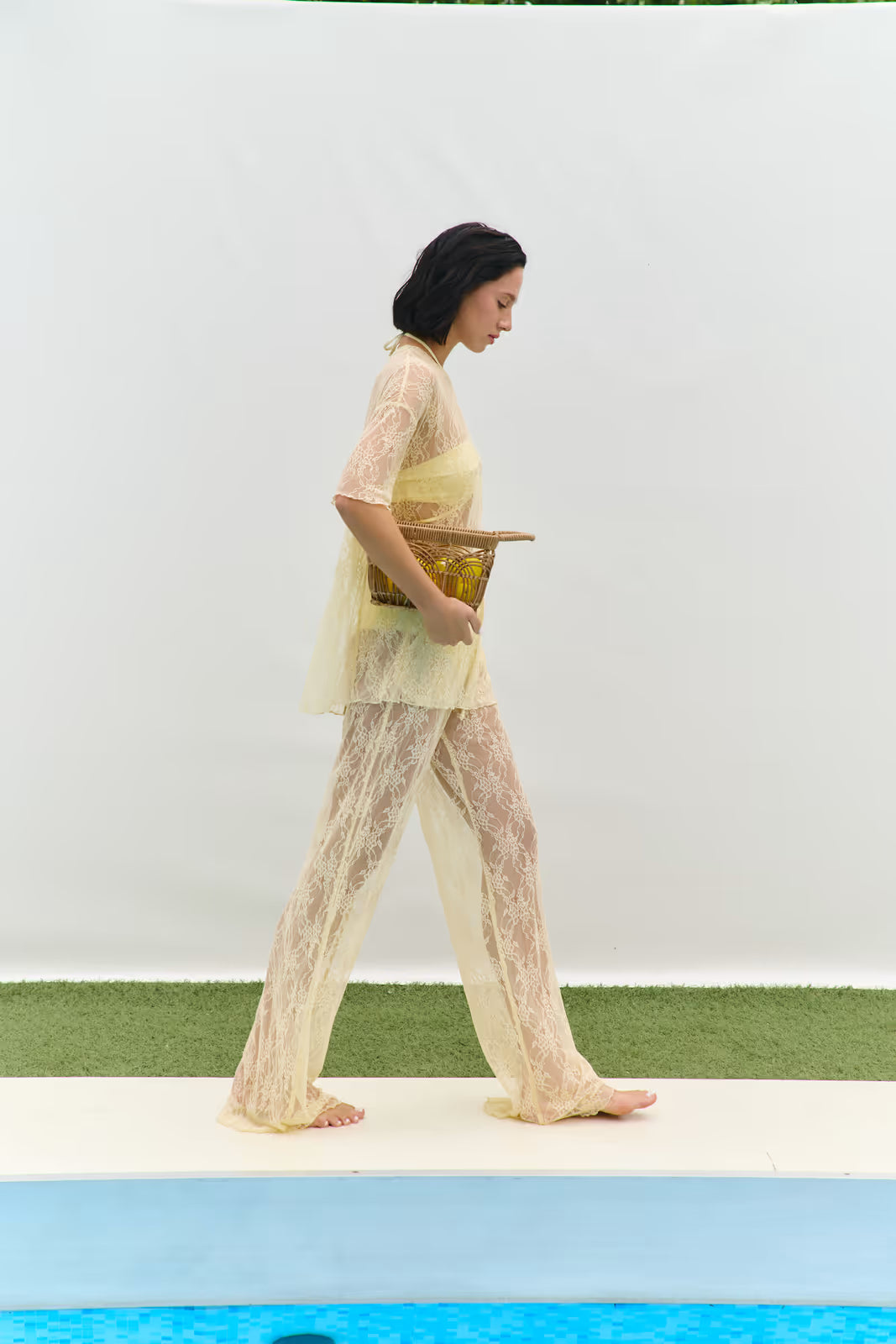 Pants Limoncello Lace S25 Butter Yellow | MMSW