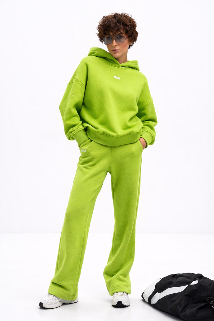 WOMEN’S HOODIE BACK SEAM LIME | MMSW