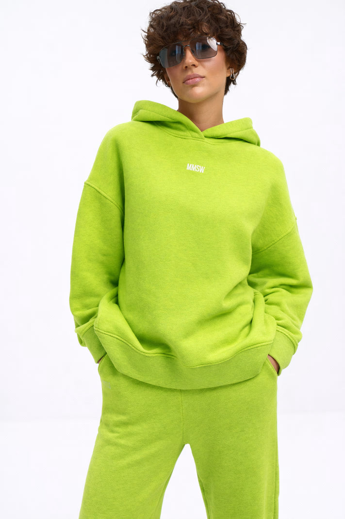 WOMEN’S HOODIE BACK SEAM LIME | MMSW