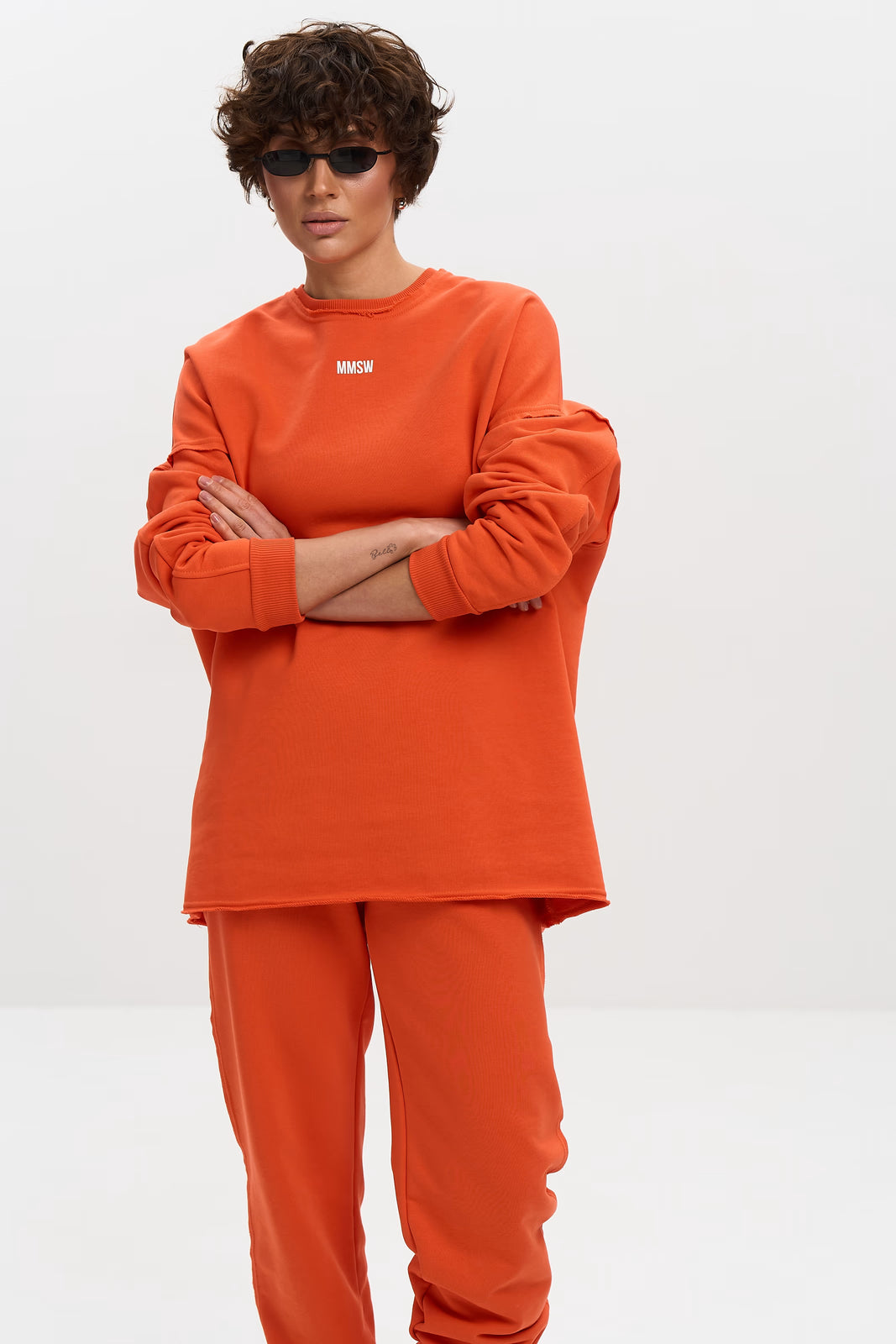 WOMEN’S RAW EDGES SET ORANGE | MMSW