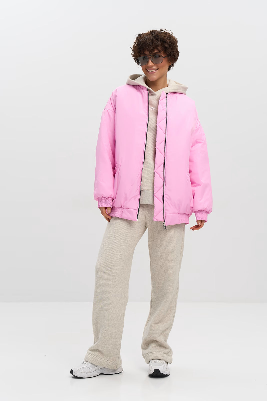 WOMEN’S TAPERED SWEATPANTS LIGHT GREY MELANGE | MMSW