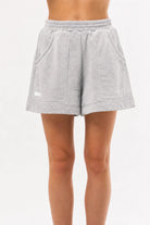 WOMEN’S CARGO SWEATSHORTS GREY MELANGE | MMSW