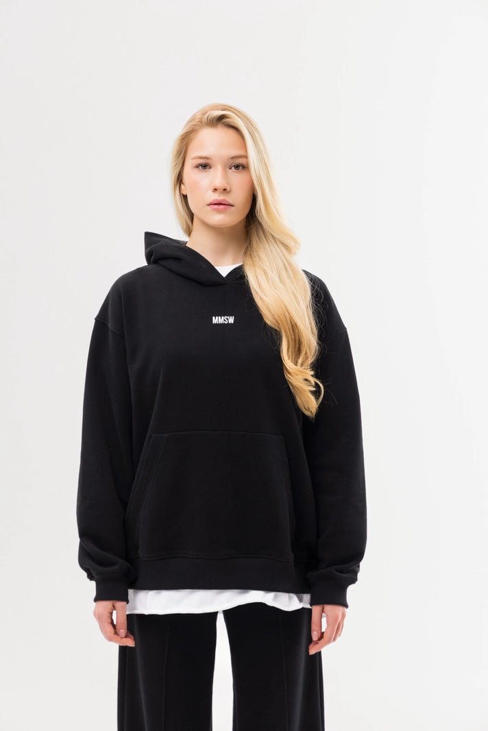 WOMEN'S HOODIE DARK BLACK | MMSW