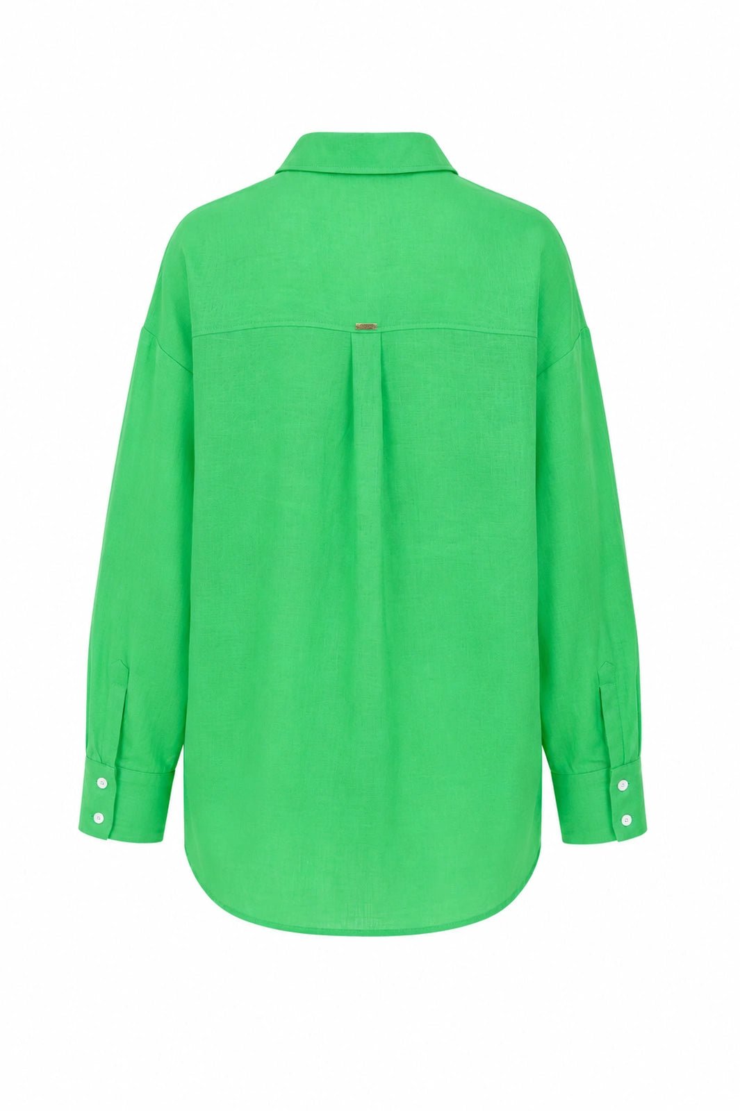 WOMEN’S LINEN SHIRT CHEST POCKET LIME | MMSW