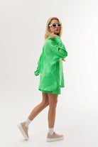 WOMEN’S LINEN SHIRT CHEST POCKET LIME | MMSW