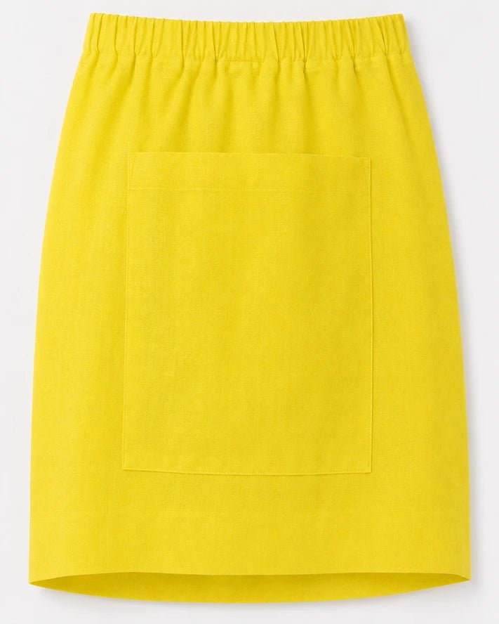 WOMEN’S LINEN SHORTS YELLOW | MMSW