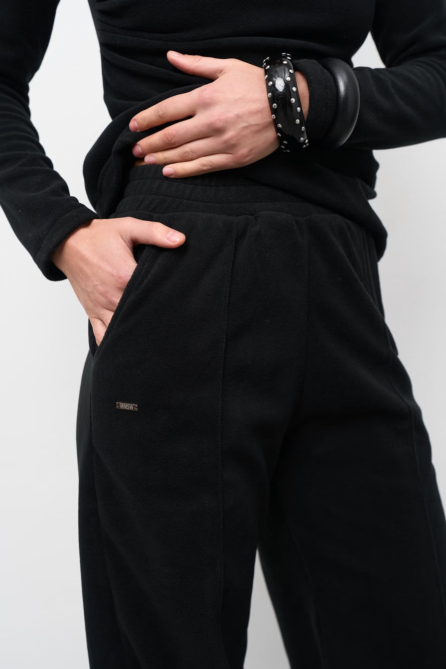 WOMEN’S LONGSLEEVE AND PALAZZO PANTS SET BLACK | MMSW