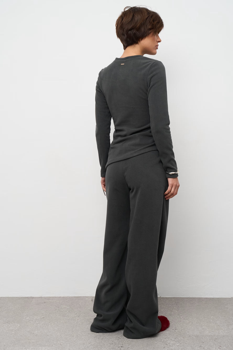 WOMEN’S LONGSLEEVE AND PALAZZO PANTS SET GRAPHITE | MMSW