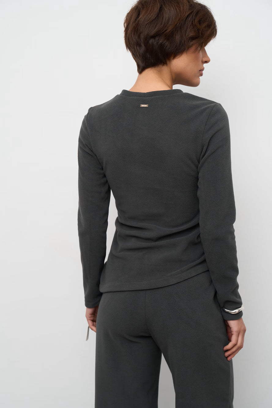 WOMEN’S LONGSLEEVE AND PALAZZO PANTS SET GRAPHITE | MMSW