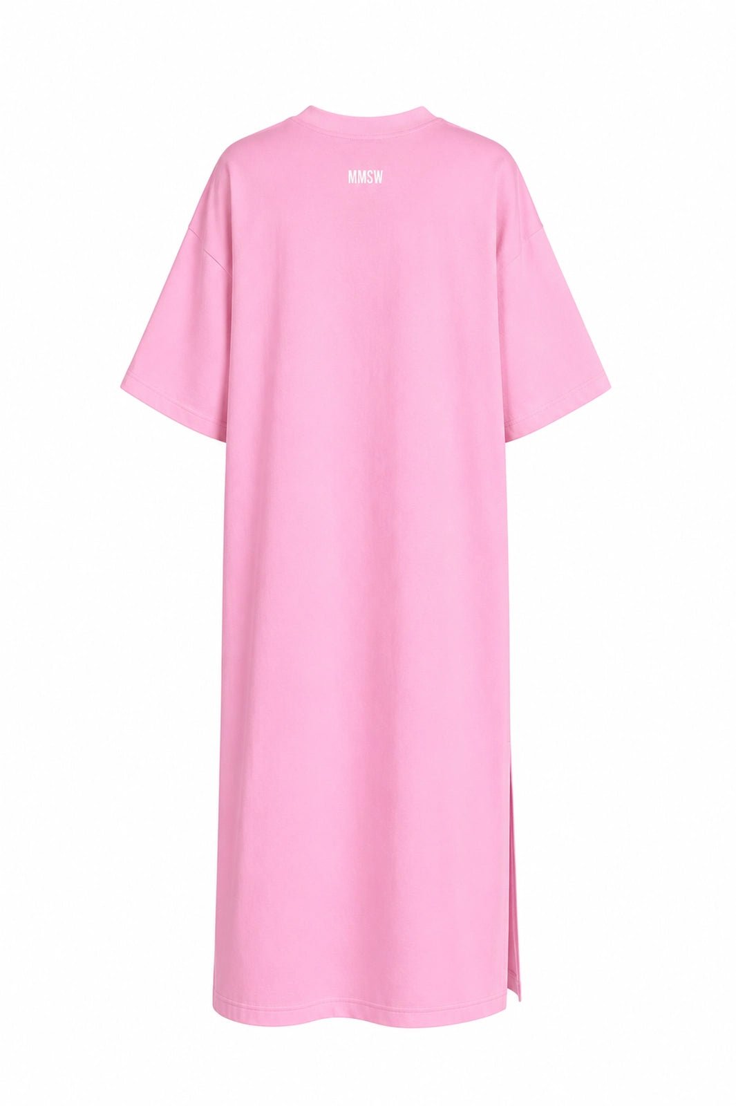 WOMEN’S MAXI DRESS WITH SIDE SLITS BABY PINK | MMSW