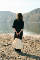 WOMEN’S MAXI DRESS WITH SIDE SLITS BLACK | MMSW