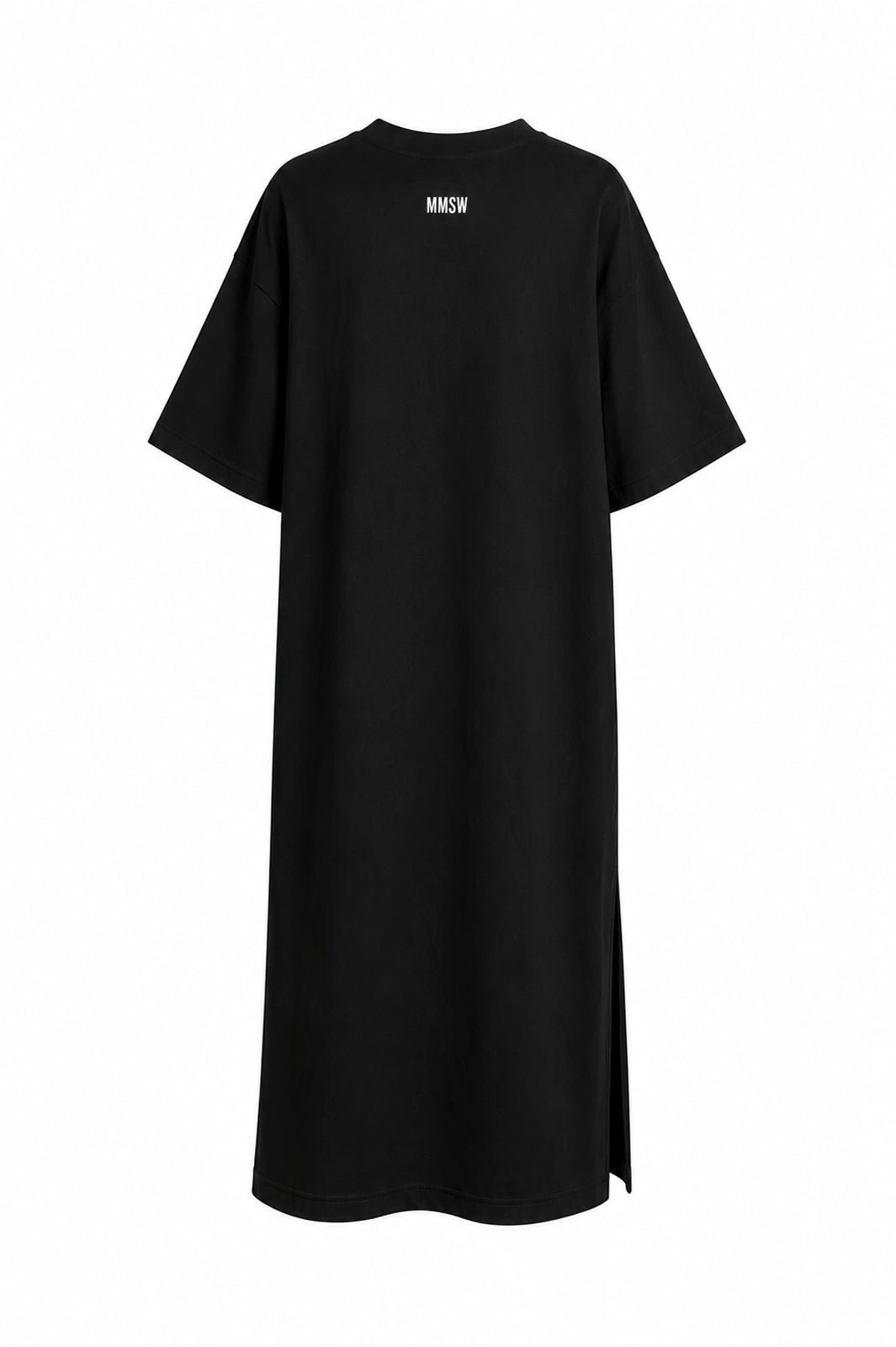 WOMEN’S MAXI DRESS WITH SIDE SLITS BLACK | MMSW