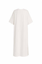 WOMEN’S MAXI DRESS WITH SIDE SLITS MILK | MMSW