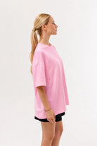 WOMEN’S OVERSIZE T-SHIRT BABY PINK | MMSW