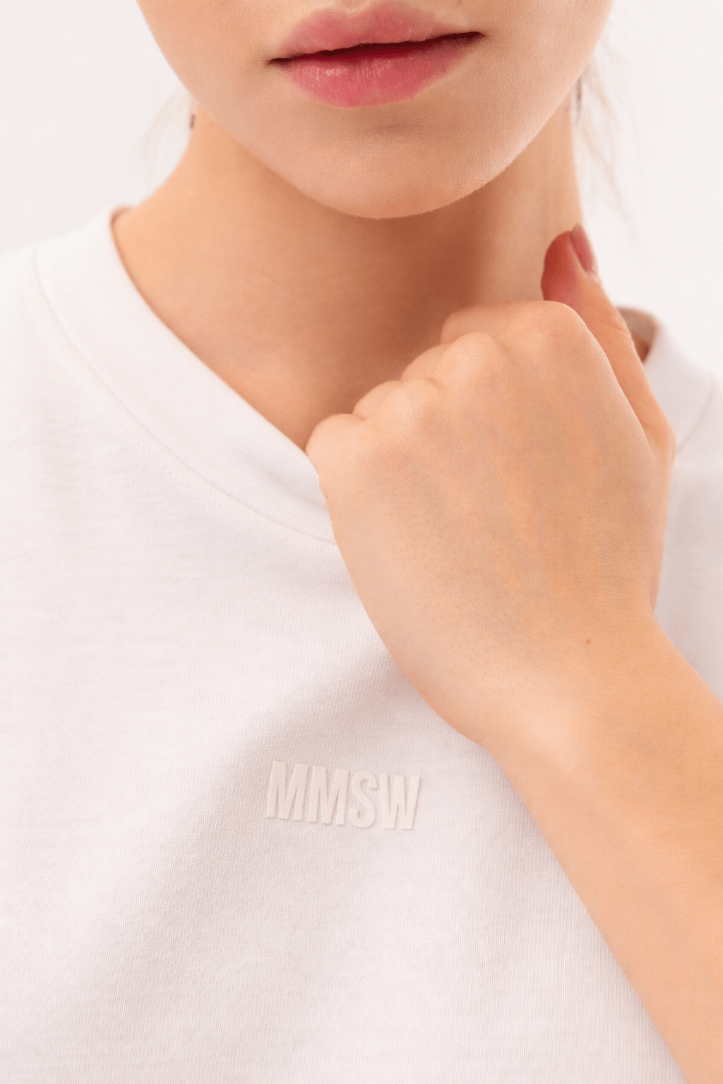 WOMEN’S OVERSIZE T - SHIRT BACK SEAM MILK | MMSW