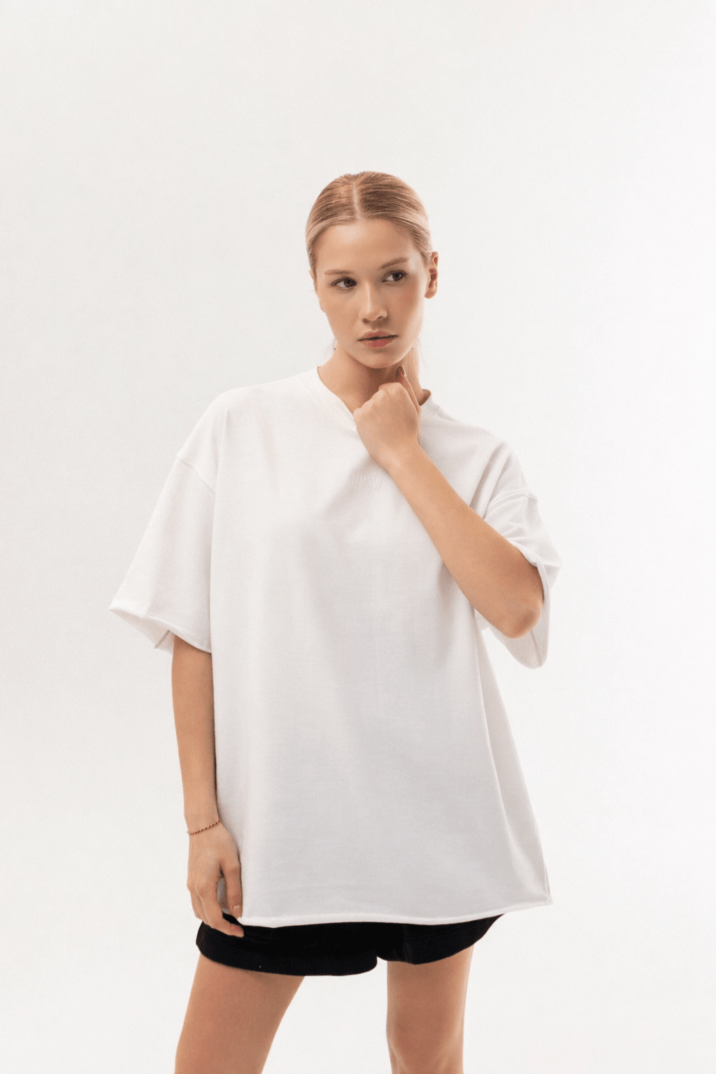WOMEN’S OVERSIZE T - SHIRT BACK SEAM MILK | MMSW