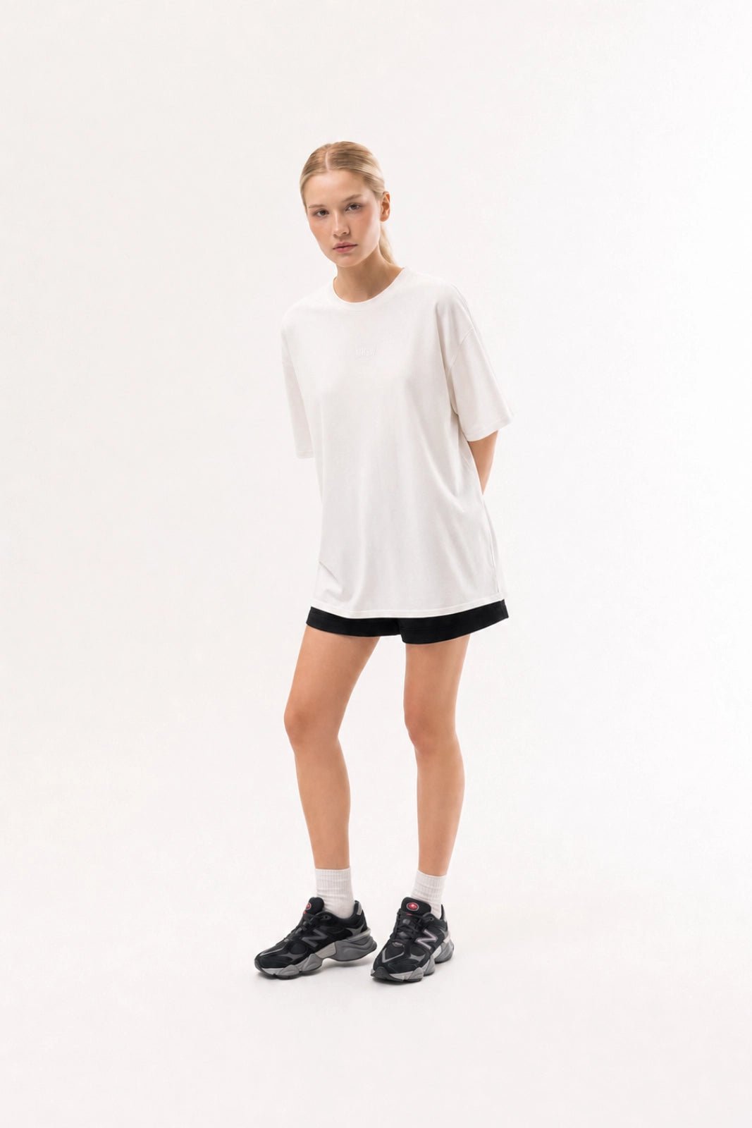 WOMEN’S OVERSIZE T-SHIRT BACK SEAM MILK | MMSW