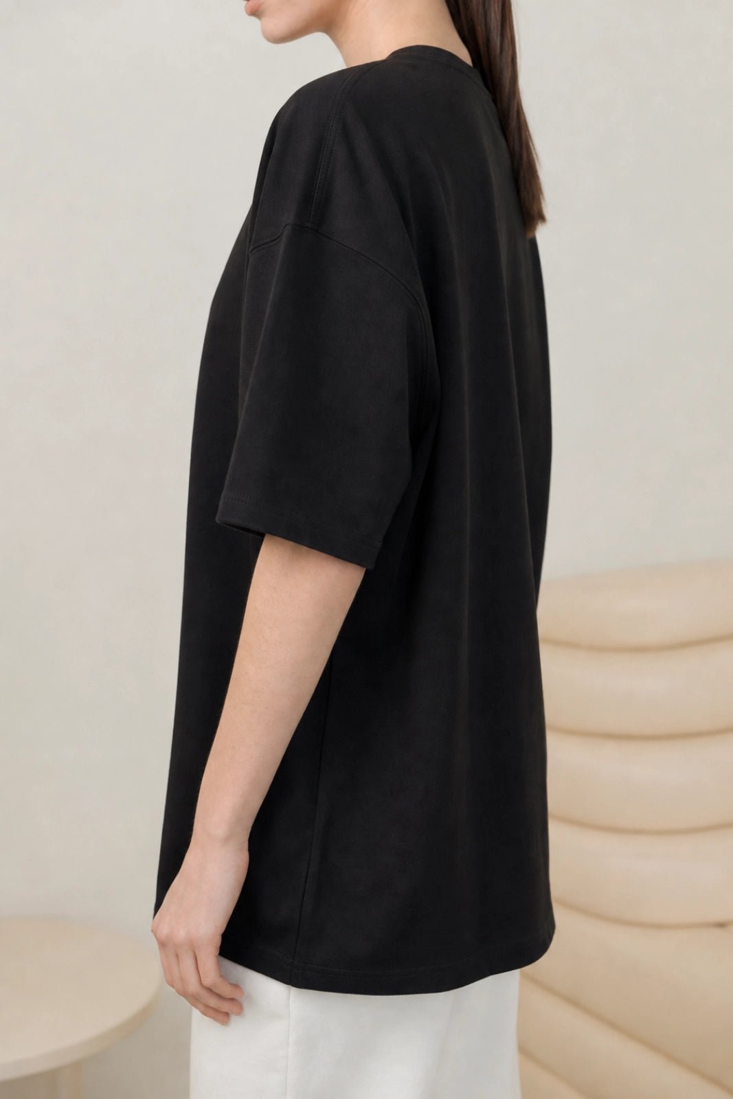 WOMEN’S OVERSIZE T-SHIRT BLACK | MMSW