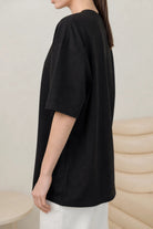 WOMEN’S OVERSIZE T-SHIRT BLACK | MMSW