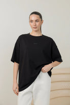 WOMEN’S OVERSIZE T-SHIRT BLACK | MMSW