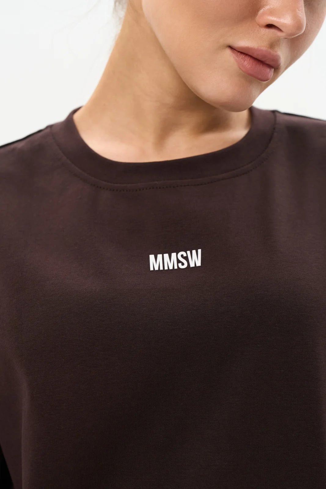 WOMEN’S OVERSIZE T-SHIRT CHOCOLATE | MMSW