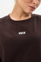WOMEN’S OVERSIZE T-SHIRT CHOCOLATE | MMSW