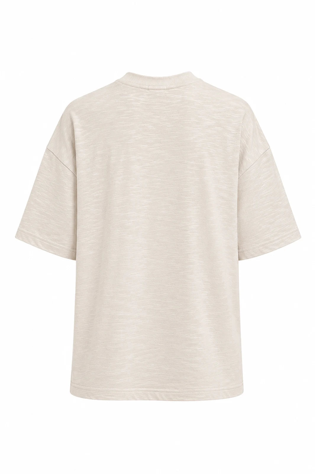 WOMEN’S OVERSIZE T-SHIRT LIGHT BEIGE MELANGE | MMSW