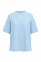 WOMEN’S OVERSIZE T-SHIRT LIGHT BLUE MELANGE | MMSW