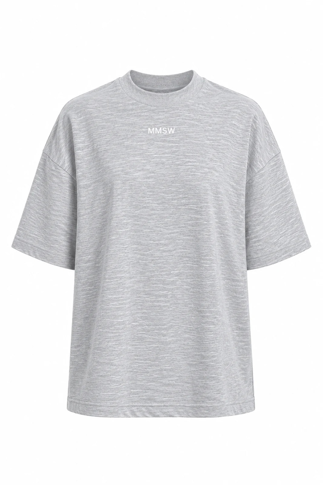 WOMEN’S OVERSIZE T-SHIRT LIGHT GREY MELANGE | MMSW