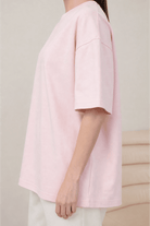 WOMEN’S OVERSIZE T-SHIRT LIGHT PINK | MMSW