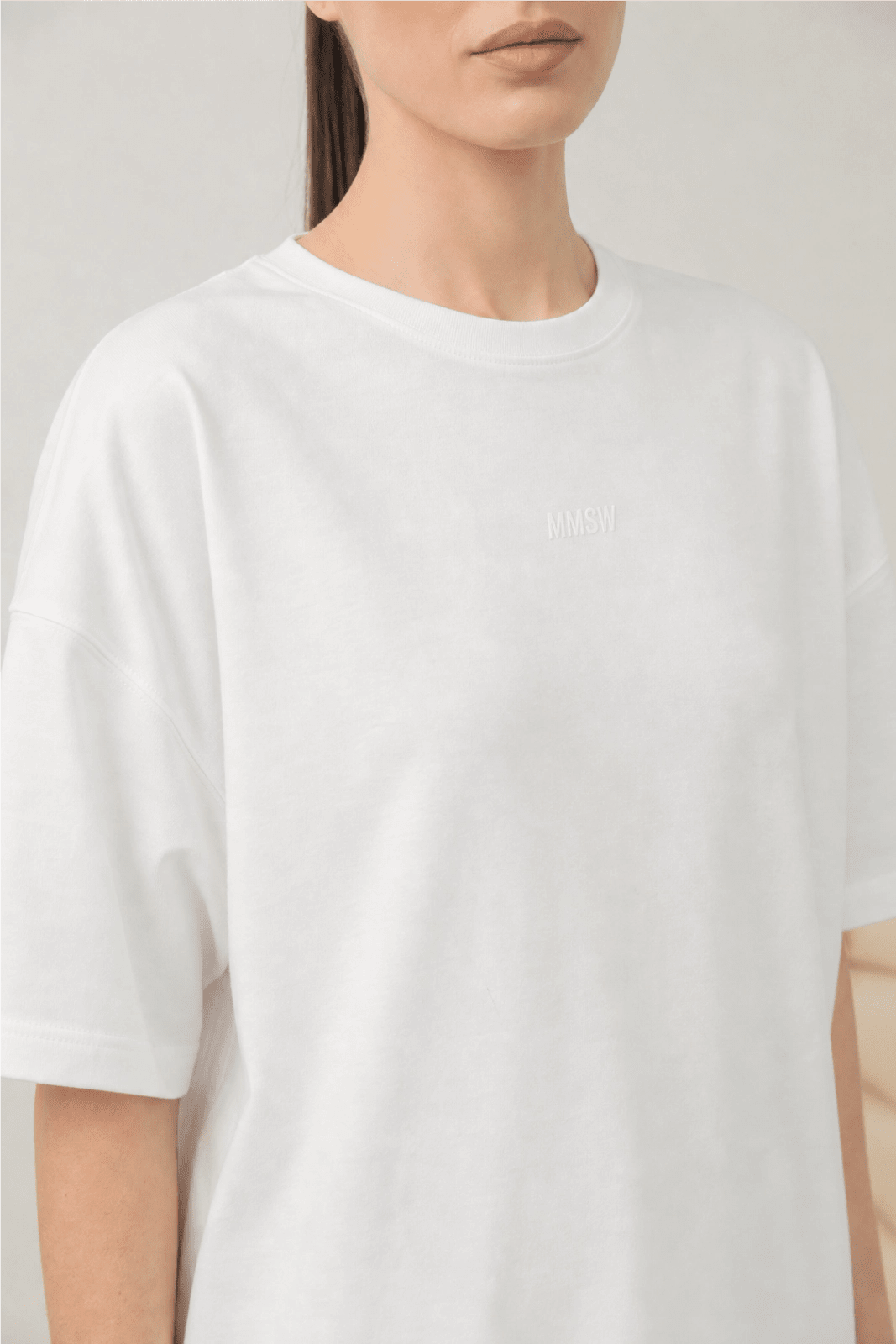 WOMEN’S OVERSIZE T-SHIRT WHITE | MMSW