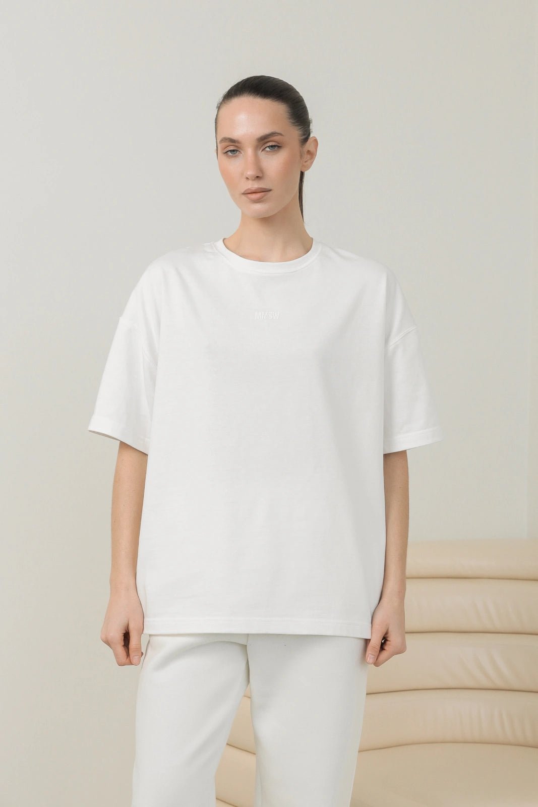 WOMEN’S OVERSIZE T-SHIRT WHITE | MMSW