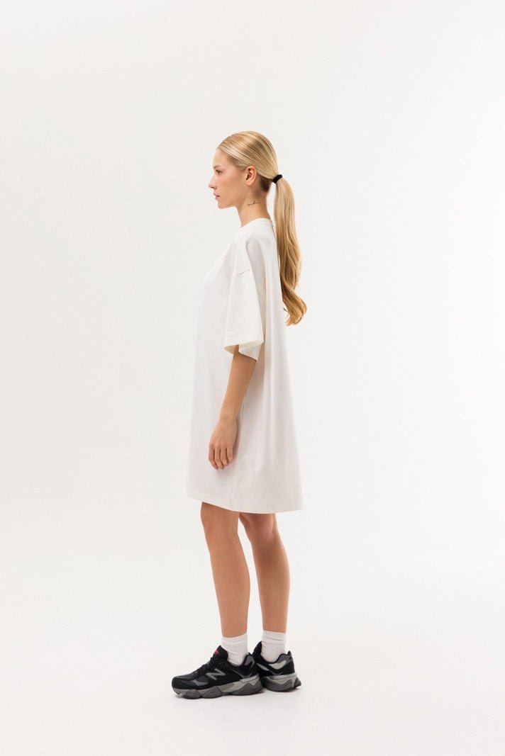 WOMEN’S OVERSIZED LONG T - SHIRT MILK | MMSW