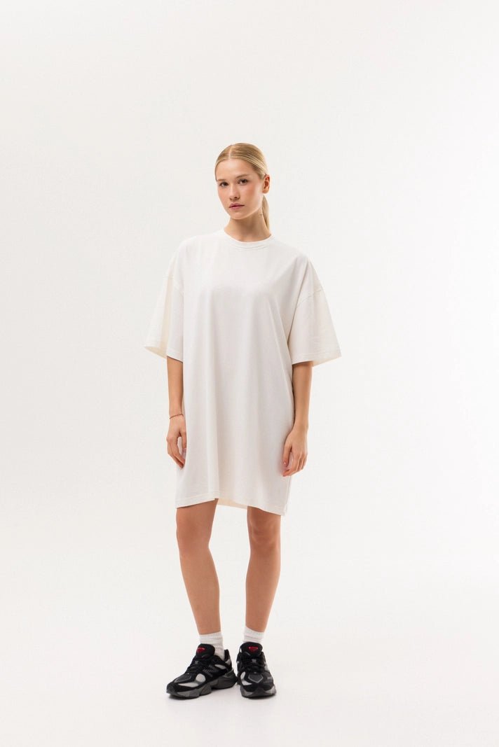 WOMEN’S OVERSIZED LONG T - SHIRT MILK | MMSW