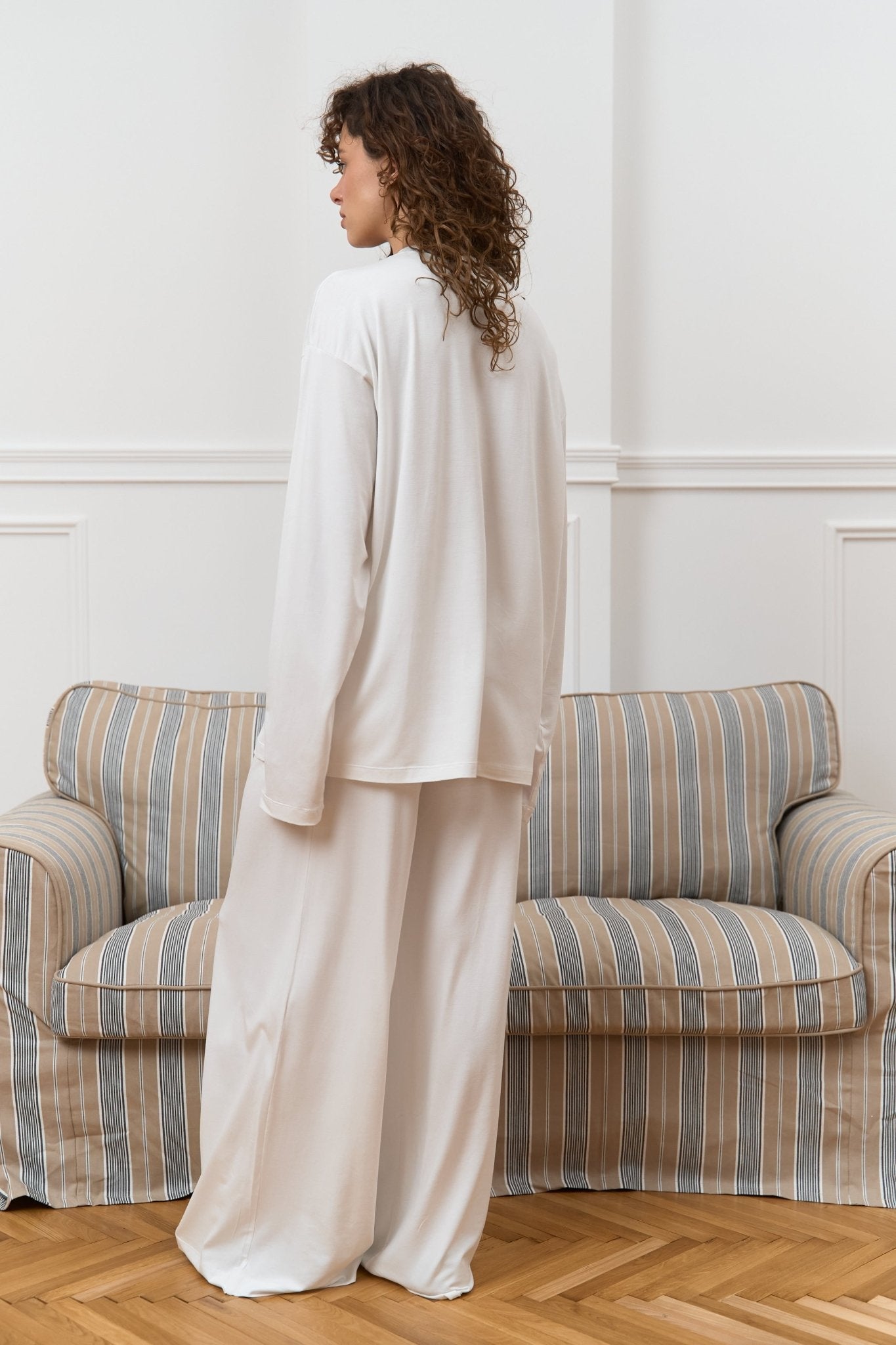 High - Waist Wide Pants Maison26 Off - White | MMSW