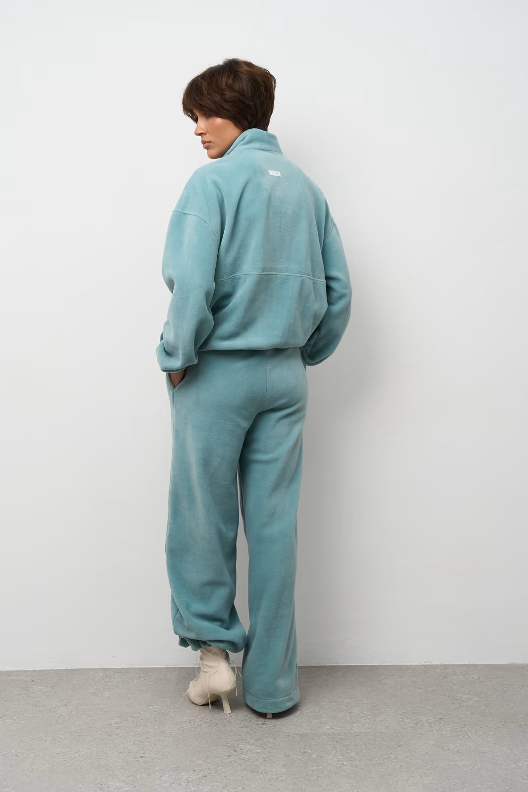 WOMEN’S POLAR FLEECE HALF ZIP SET SEA WAVE | MMSW