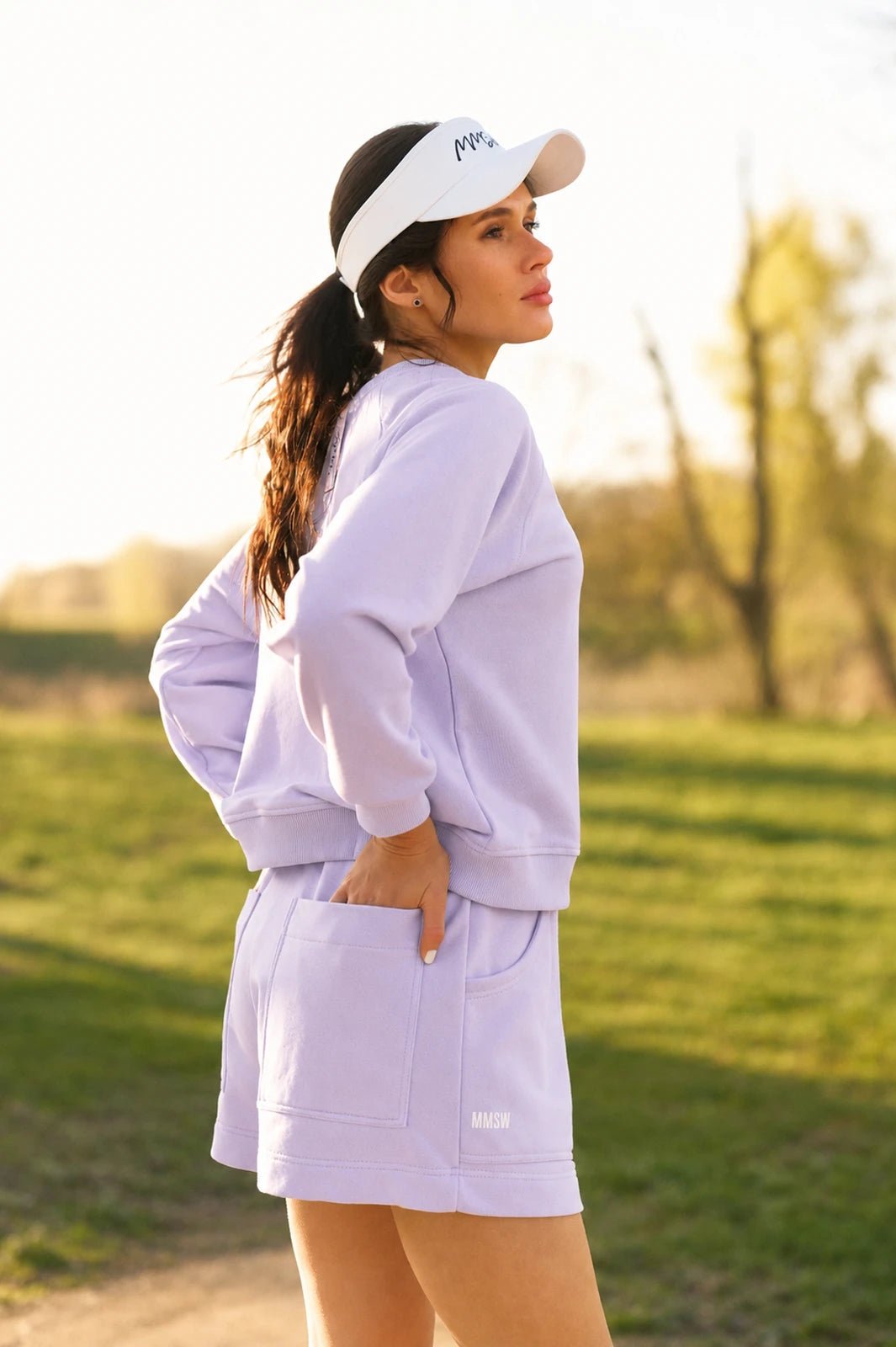 WOMEN’S RAGLAN SWEATSHIRT LILAC | MMSW