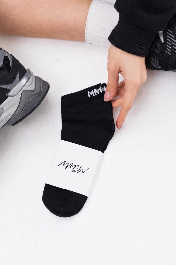 WOMEN’S SHORT SOCKS BLACK | MMSW